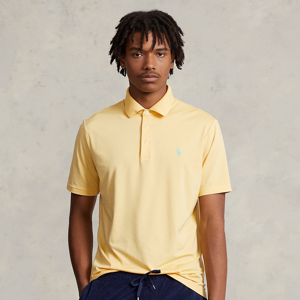 Ralph Lauren Classic Fit Performance Polo Shirt In Empire Yellow
