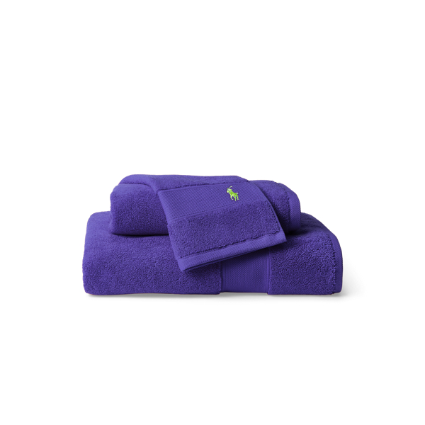 Shop Ralph Lauren The Polo Towel & Mat In Chalet Purple