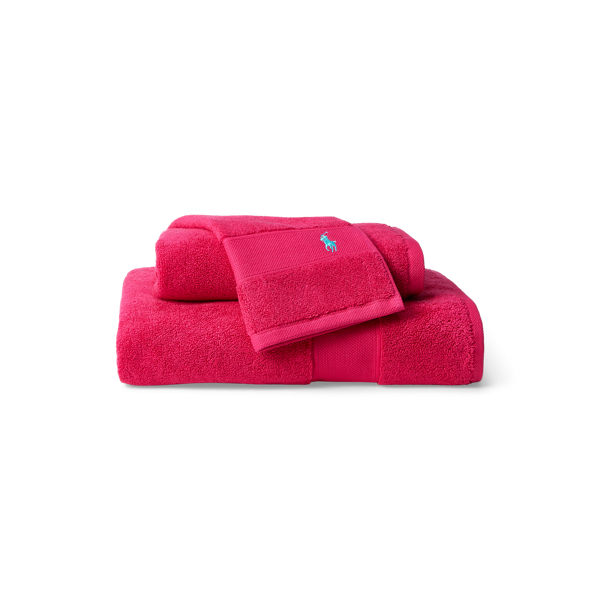 Shop Ralph Lauren The Polo Towel & Mat In Pink Sky