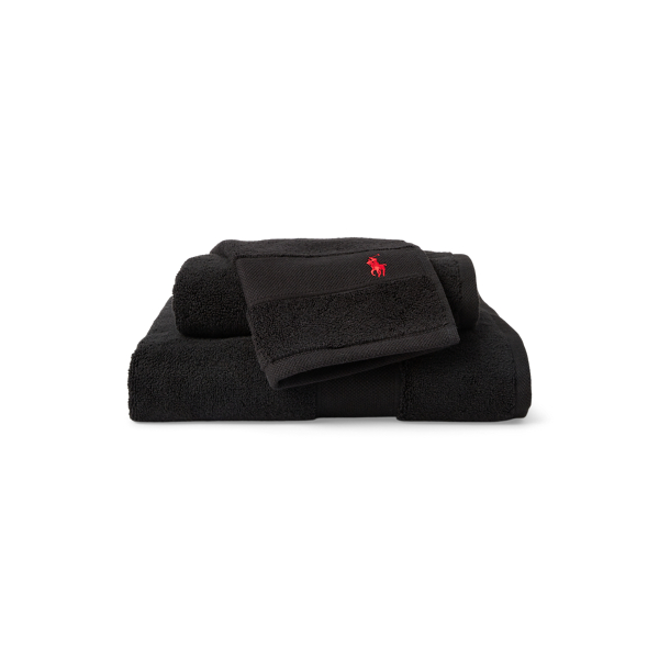 Shop Ralph Lauren The Polo Towel & Mat In Polo Black