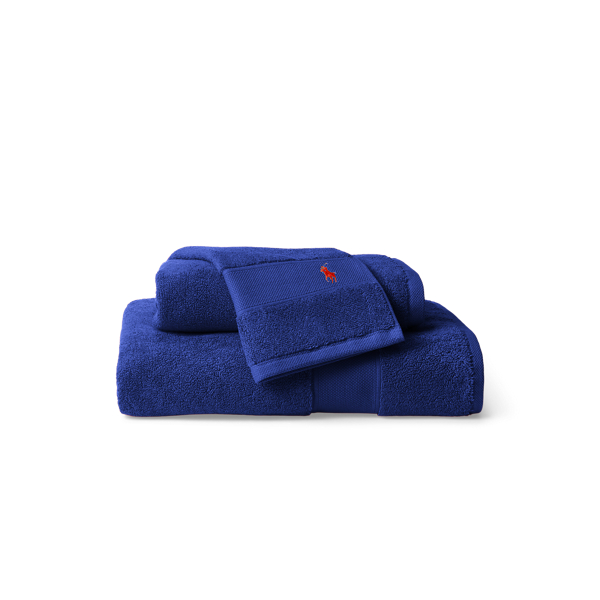 Shop Ralph Lauren The Polo Towel & Mat In Heritage Royal