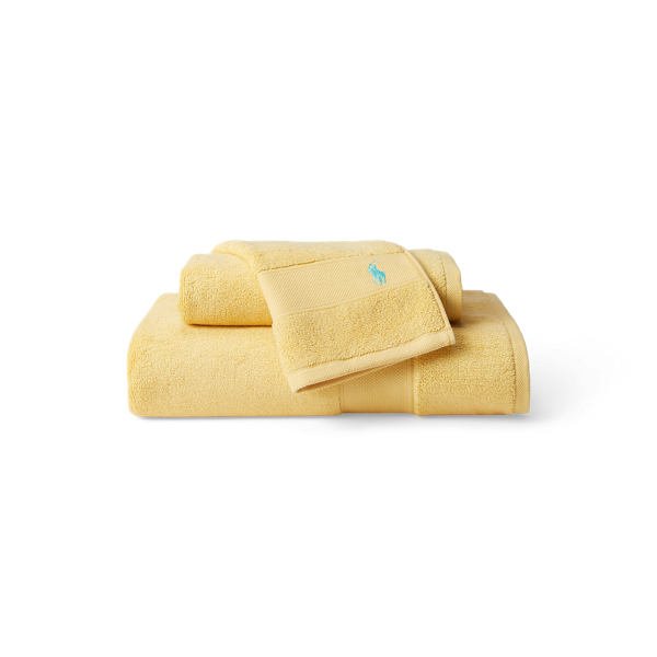 Shop Ralph Lauren The Polo Towel & Mat In Corn Yellow