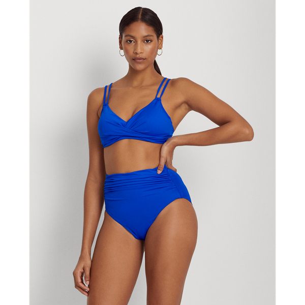 Royal blue high hot sale waisted swimsuit