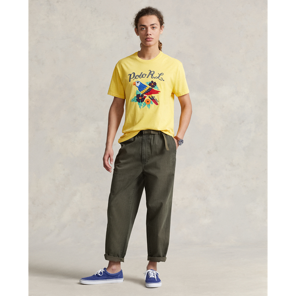 Ralph Lauren Relaxed Fit Twill Hiking Pant In Dark Sage