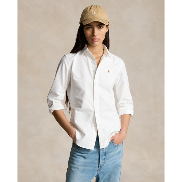 Ralph Lauren Classic Fit Oxford Shirt In White