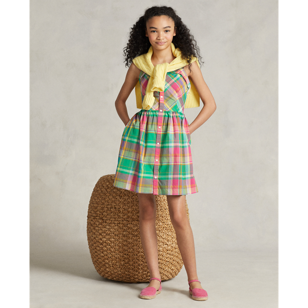 pink and green polo dress Sleeveless Maude's Polo Dress