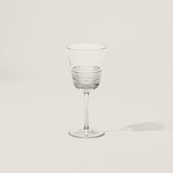 Ralph Lauren Remy White Wine Glass In Transparent