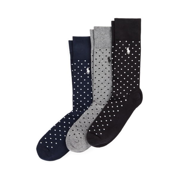Polka-Dot Trouser Sock 3-Pack