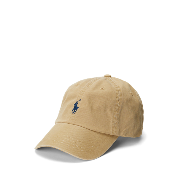 Shop Polo Ralph Lauren Cotton Chino Baseball Cap In Tan