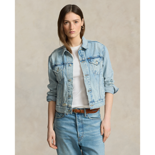 Ralph Lauren Denim Trucker Jacket In Cavin Wash