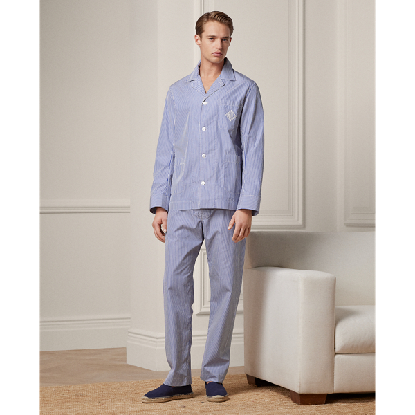 Pyjama à monogramme coton - Purple Label - Modalova