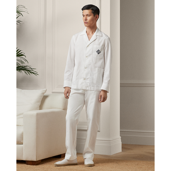 Pyjama à monogramme coton - Purple Label - Modalova