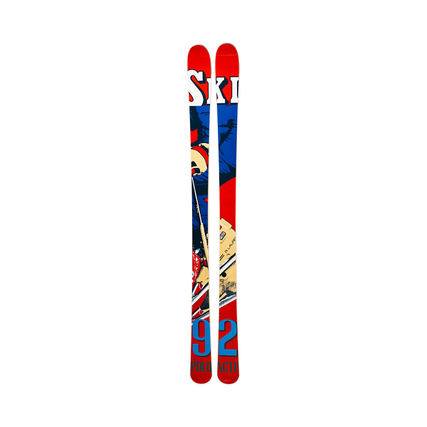 Polo Ralph Lauren Ski '92 Graphic Decorative Skis In Mixed Multi