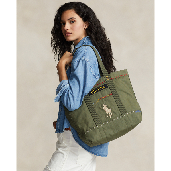 Big Pony Canvas Tote Bag | Ralph Lauren