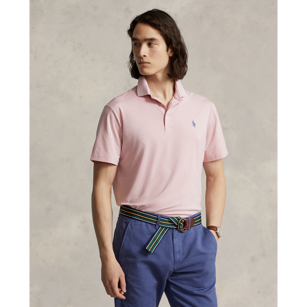 Ralph Lauren Classic Fit Performance Polo Shirt In Surfside Rose