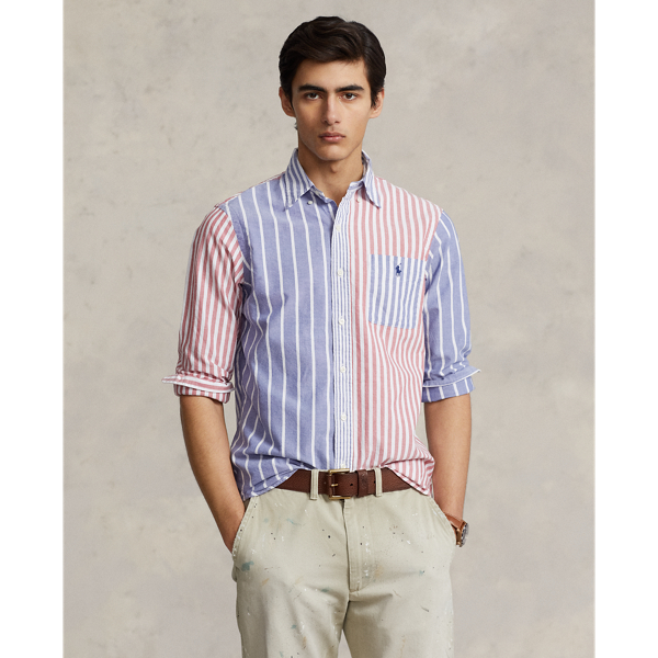 Ralph Lauren Classic Fit Striped Oxford Fun Shirt In Funshirt | ModeSens