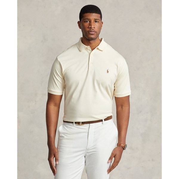Polo Ralph Lauren Soft Cotton Polo Shirt In Guide Cream