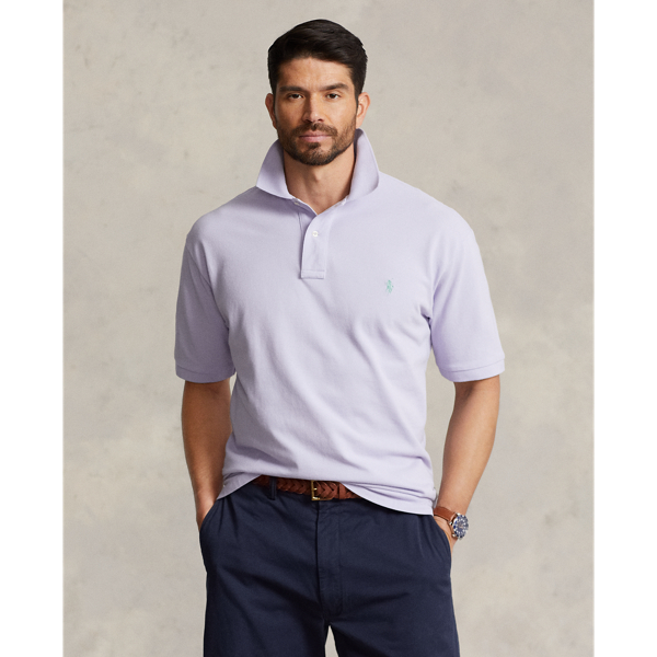 Polo Ralph Lauren The Iconic Mesh Polo Shirt In Flower Purple