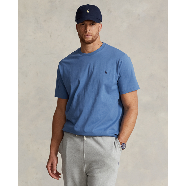 Polo Ralph Lauren Jersey Crewneck T-shirt In Nimes Blue