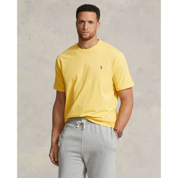 Polo Ralph Lauren Jersey Crewneck T-shirt In Fall Yellow