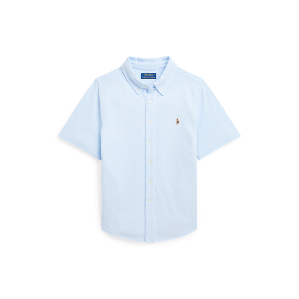 POLO RALPH LAUREN KNIT OXFORD SHORT-SLEEVE SHIRT 