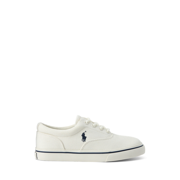 Polo Ralph Lauren Keaton Canvas Sneaker In Cream