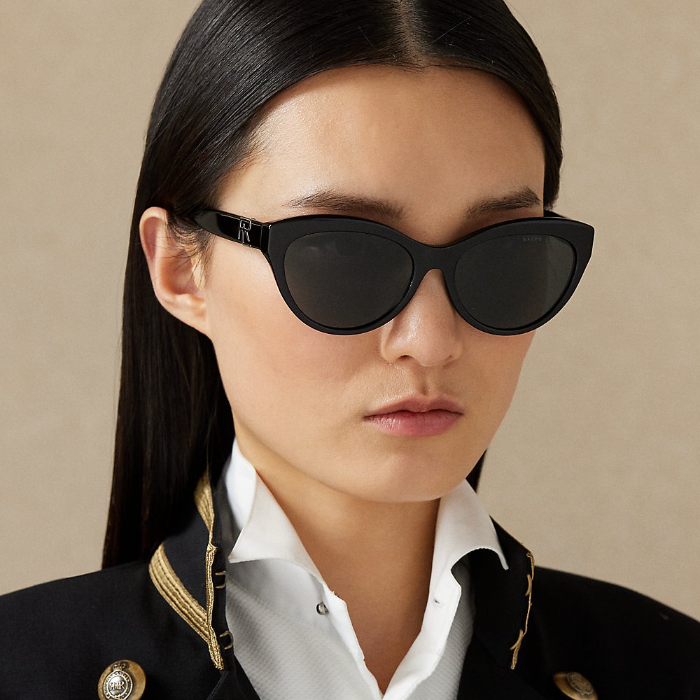 Ralph Lauren Rl Betty Sunglasses In Black