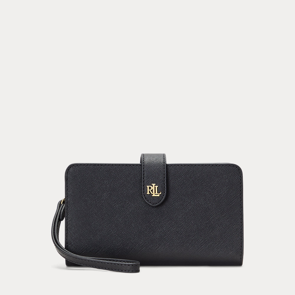 LAURÈN CROSSHATCH LEATHER TECH WRISTLET