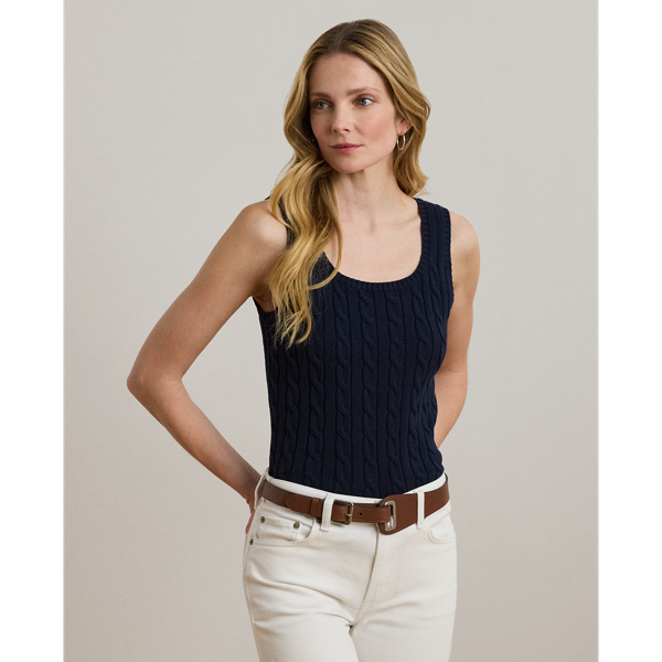 Ralph Lauren Cable Knit Sweater Tank