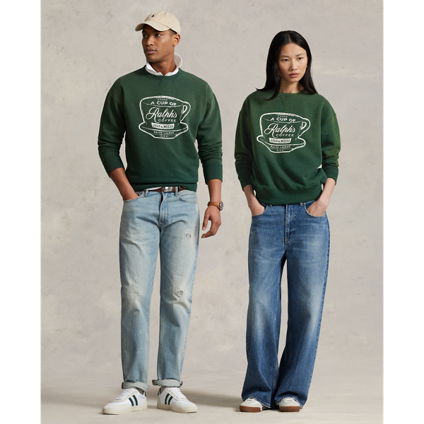 Ralph Lauren Ralph's Coffee Crewneck Sweatshirt In Green