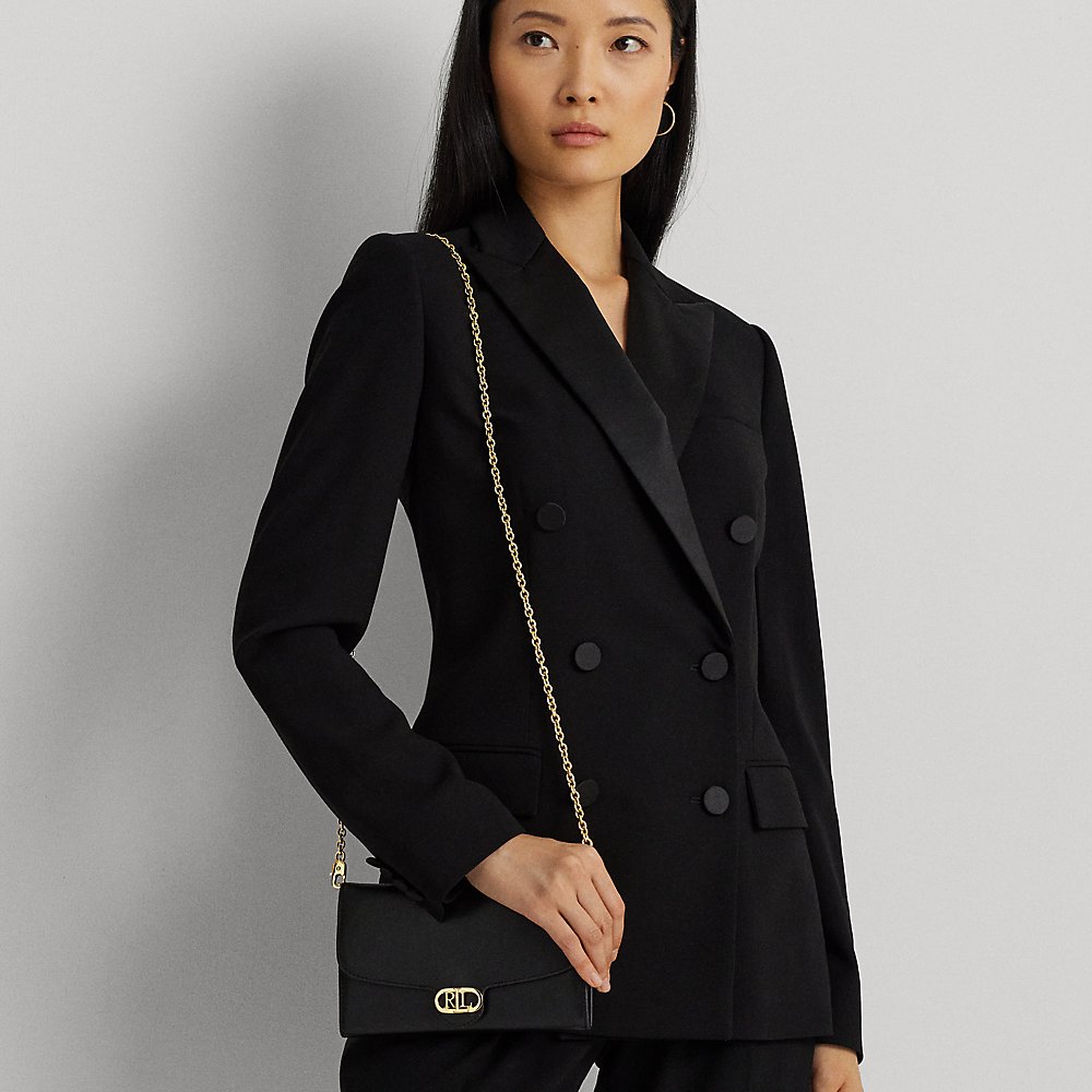 Lauren Ralph Lauren Medium Adair Crossbody Bag In Black