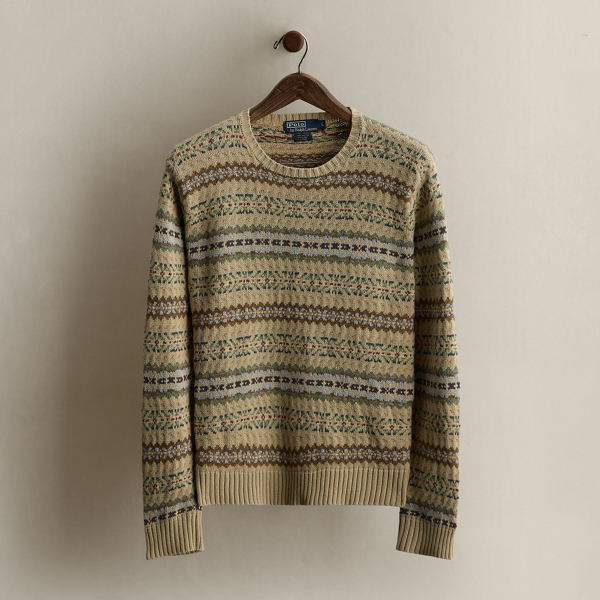 Ralph Lauren C. 2000 Wool-blend Sweater In Multi