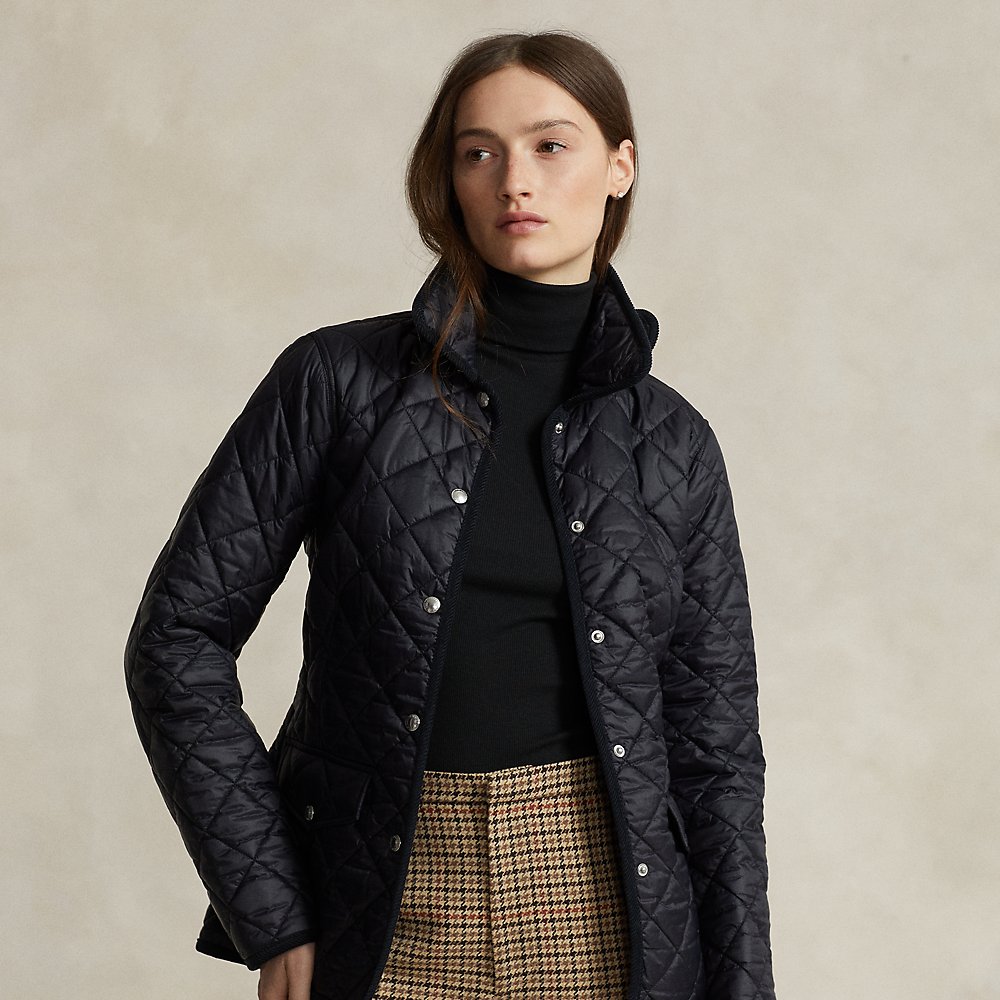 Ralph Lauren Quilted Jacket In Polo Black