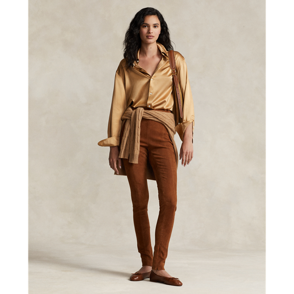 Pantalon en agneau velours - Polo Ralph Lauren - Modalova