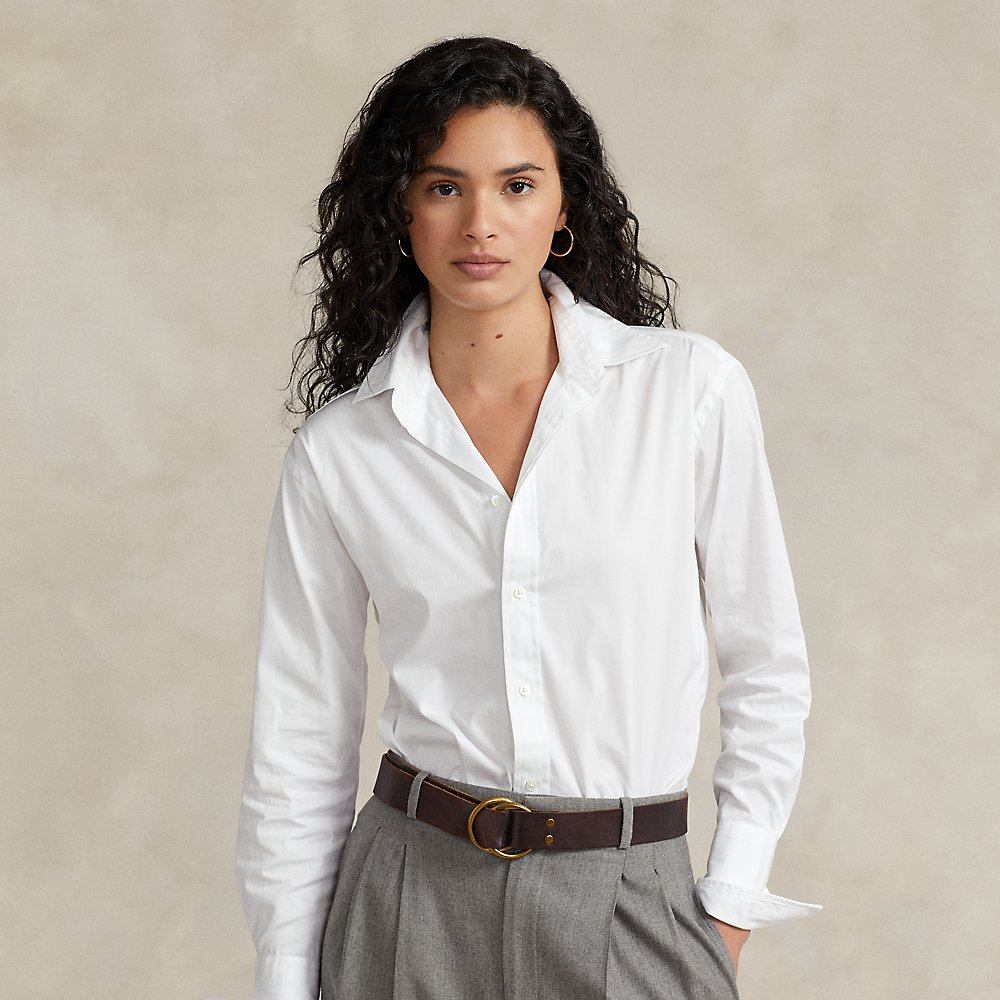 Ralph Lauren Relaxed-fit Cotton Shirt In White