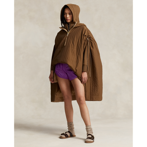 Lauren Ralph Lauren brown poncho popular cape