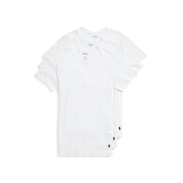 Polo Ralph Lauren Ralph Lauren Classic Fit Wicking Crew 3-pack In White