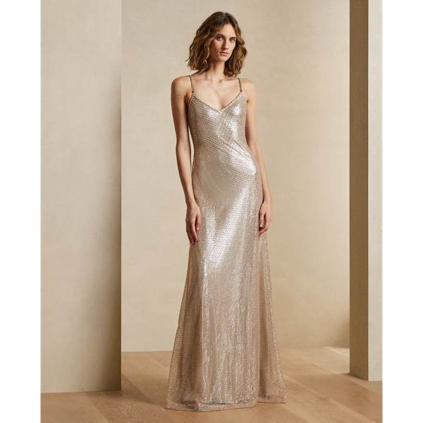 Ralph lauren tulle store gown