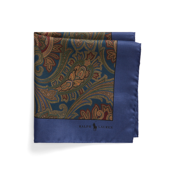 Pochette en soie à motif cachemire - Polo Ralph Lauren - Modalova