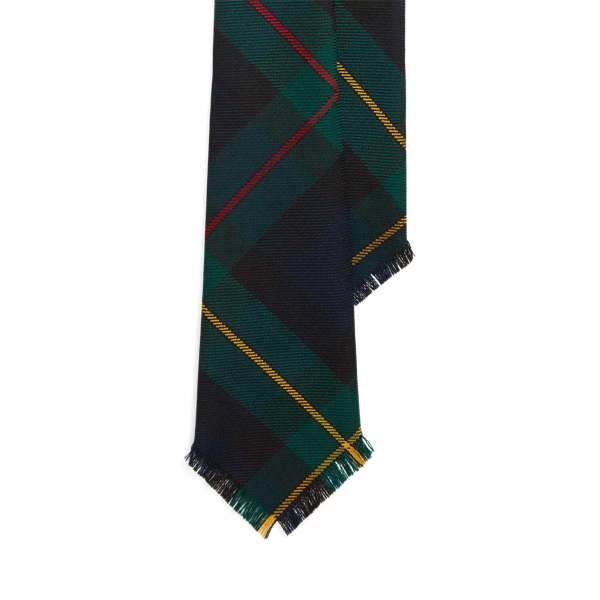 Shop Polo Ralph Lauren Vintage-inspired Tartan Wool Tie In Multi