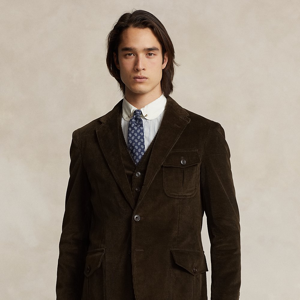 Ralph Lauren Polo Corduroy Suit Jacket In Cooper Brown | ModeSens