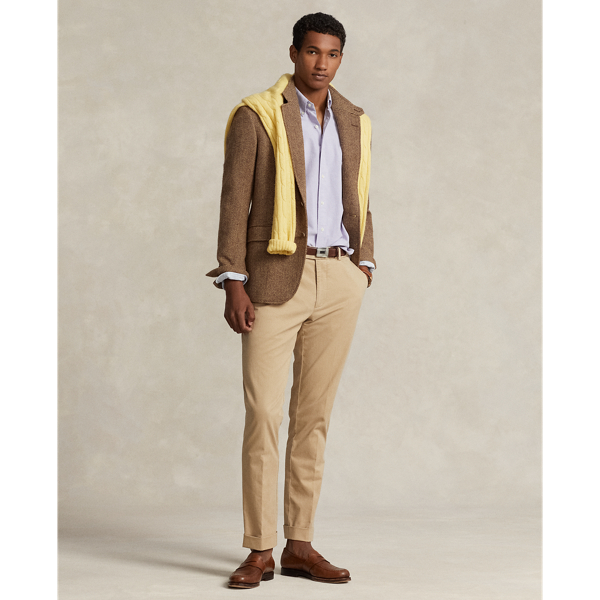 Ralph Lauren Stretch Chino Suit Trouser In Monument Tan