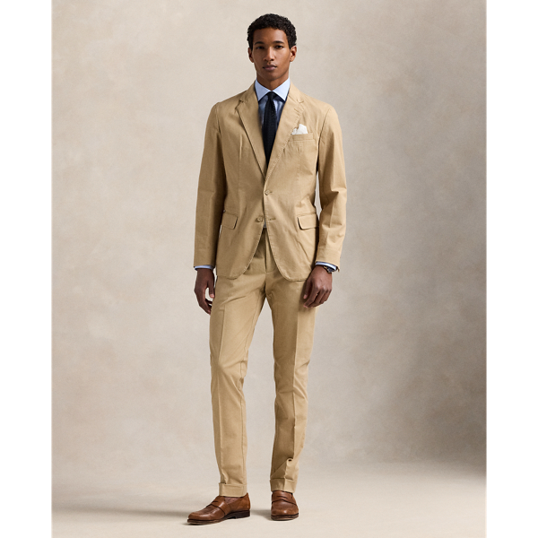 Ralph Lauren Stretch Chino Suit Trouser In Monument Tan