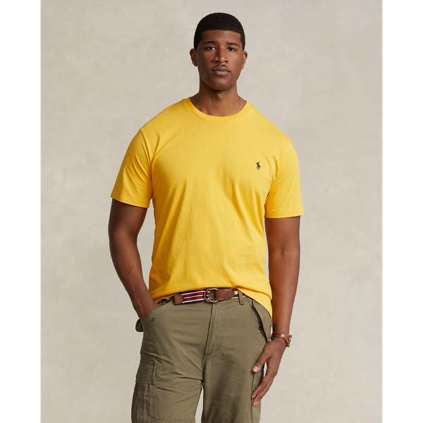 Polo Ralph Lauren Jersey Crewneck T-shirt In Gold