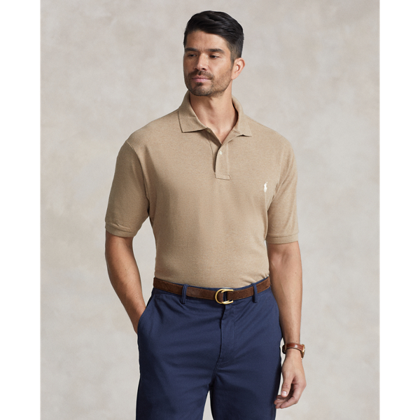 Polo Ralph Lauren The Iconic Mesh Polo Shirt In Italian Heather