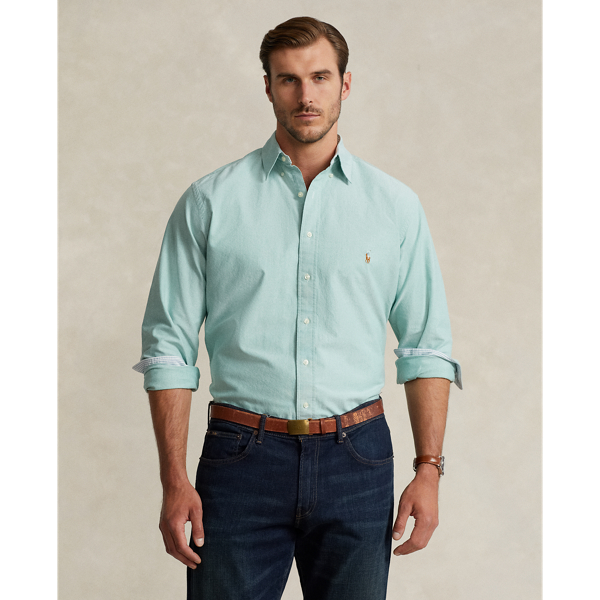 Polo Ralph Lauren The Iconic Oxford Shirt In College Green ModeSens