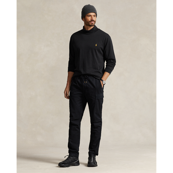 Polo Ralph Lauren Stretch Slim Fit Twill Cargo Pant In Polo Black