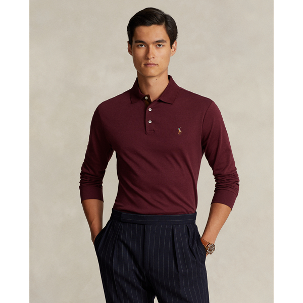 Polo Ralph Lauren Classic Fit Soft Cotton Polo Shirt In Harvard Wine