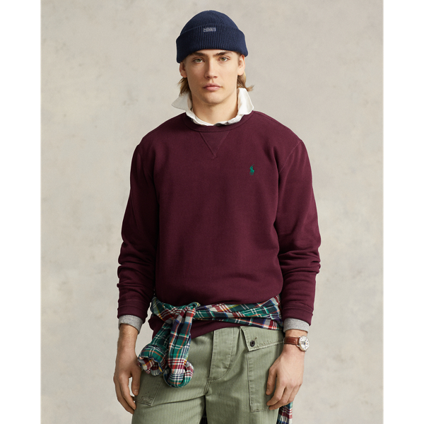 Ralph Lauren The Rl Fleece Sweatshirt In Harvard Wine