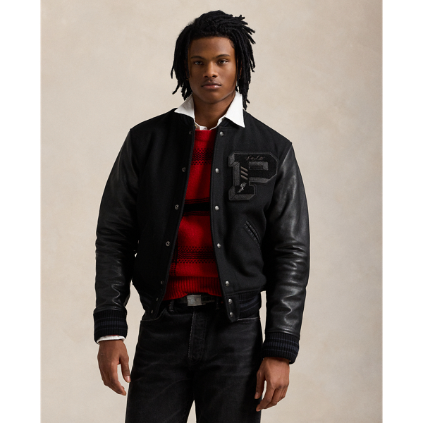 Shop Polo Ralph Lauren Wool-Blend Varsity Jacket